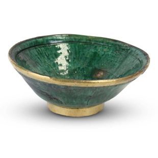 Tamegroute Bowl with Gold Ø 24 x 10cm