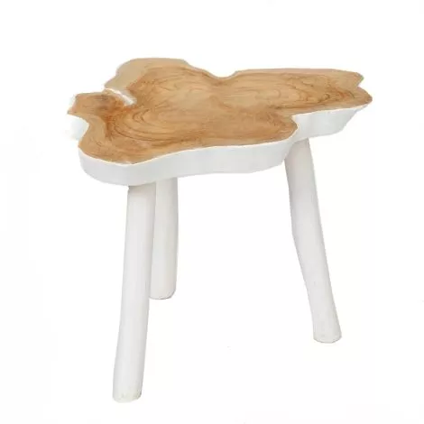 Bazar Bizar Organic Side Table Natural White
