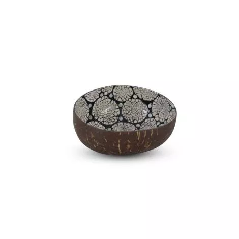 Coconut Bowl Black-White Ø 13 x 7cm