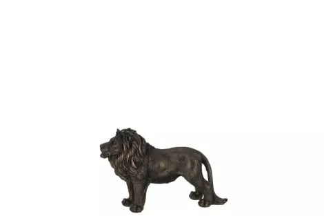 J-Line Lion Poly Bronze Small