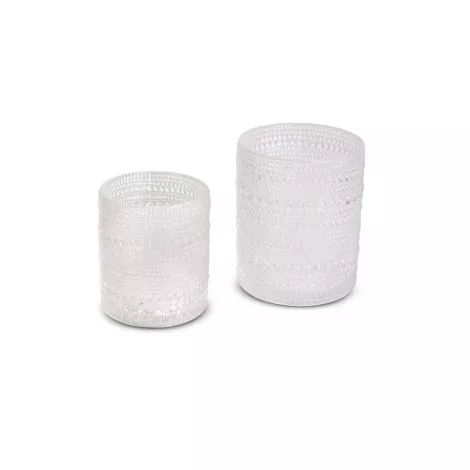 Candle holder Glass Clear Crystal