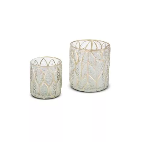 Candle holder Gold Glass