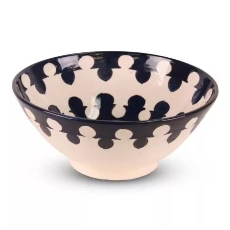 Moroccan Bowl White-Blue Gate Ø 25 x 10cm