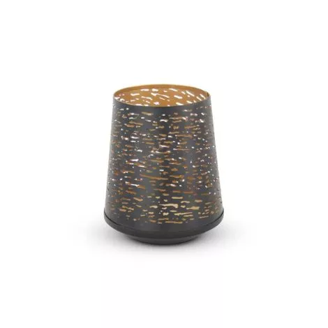 Oriental Tea Light Holder Black and Gold Milou